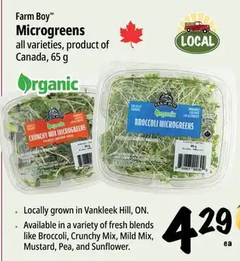 Farm Boy Farm Boy Microgreens offer
