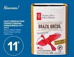 L'Intermarché CAFÉ TORRÉFACTION LÉGÈRE D'ORIGINE UNIQUE BRÉZIL | BRAZIL SINGLE ORIGIN LIGHT ROAST COFFEE offer