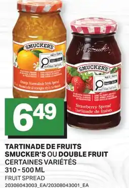 L'Intermarché TARTINADE DE FRUITS OU DOUBLE FRUIT | FRUIT SPREAD offer