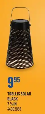 Canac Trellis Solar Table Lamp Black offer