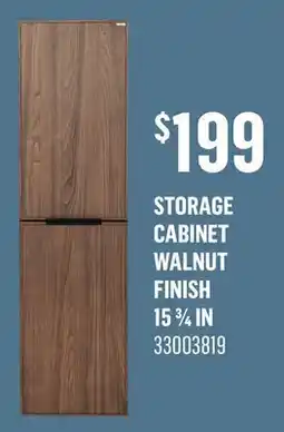 Canac Abygaelle Storage Cabinet Walnut Finish 153/4in offer