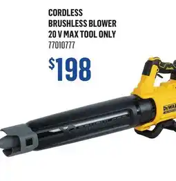 Canac Cordless Brushless Blower 20 V Max offer