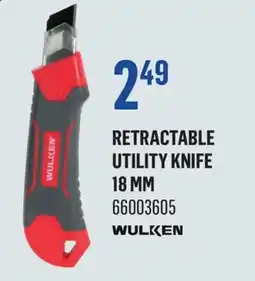 Canac Retractable Utility Knife 18mm offer
