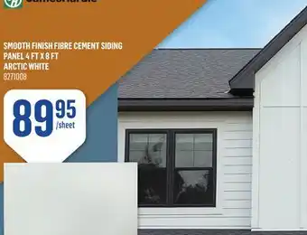 Canac Smooth Finish Fibre Cement Siding Panel 4ftx8ft offer