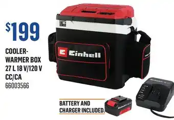 Canac Cooler-Warmer Box 27L 18V/120V CC/CA offer