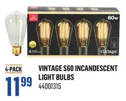 Canac Vintage S60 Incandescent Light Bulbs offer
