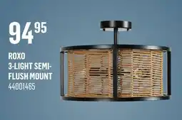 Canac Roxo 3-Light Semi-Flush Mount offer