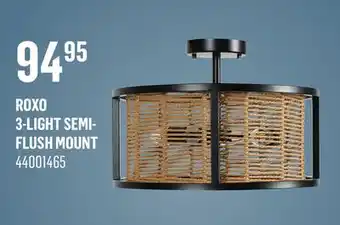 Canac Roxo 3-Light Semi-Flush Mount offer