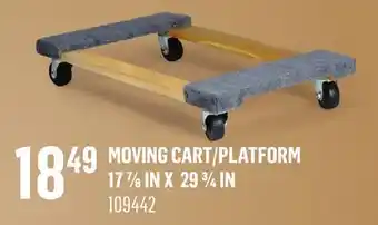Canac Moving Cart/Platform 17 7/8 in x 29 3/4 in offer