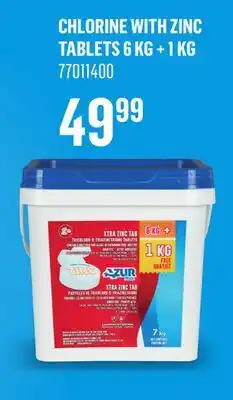 Canac Chlorine with Zinc Tablets 6kg + 1 kg offer