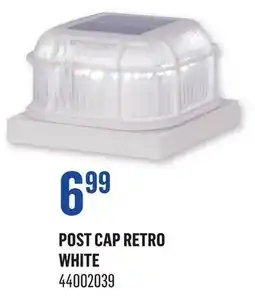 Canac Solar Post Cap Light Retro White offer