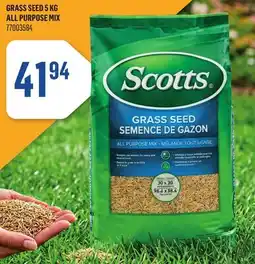 Canac Grass Seed offer