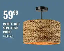 Canac Ramo 1-Light Semi-Flush Mount offer