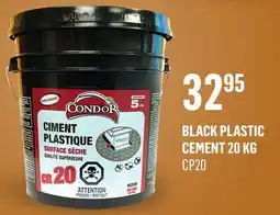 Canac Black Plastic Cement 20kg offer