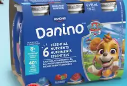 Walmart Danone Danino drinkable yogurt offer