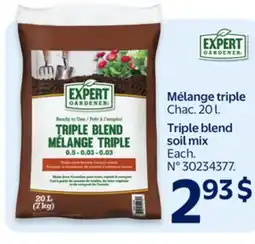 Walmart Expert Gardener Triple blend soil mix offer