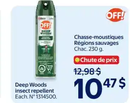 Walmart Off! Deep Woods insect repellent offer