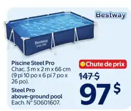 Walmart Bestway Steel Pro above-ground pool offer