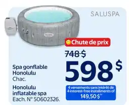 Walmart Honolulu inflatable spa offer