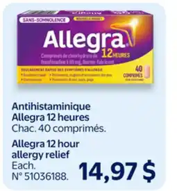 Walmart Allegra 12 hour allergy relief offer
