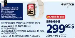 Walmart Apple Watch SE 3 GPS 40 mm offer