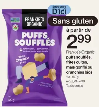 Avril Puffs soufflés, frites cuites, maïs gonflé ou crunchies bios offer