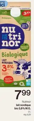 Avril lait nordique bio 3,8 % M.G offer