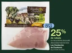 Avril Poitrines de poulet désossées fraîches bios offer