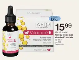 Avril huile ou crème avec vitamineE naturelle offer