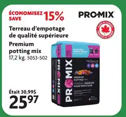 Home Hardware Premium potting mix offer