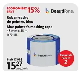 Home Hardware bleu Blue painter's masking tape offer