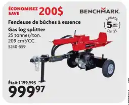 Home Hardware Gas log splitter offer