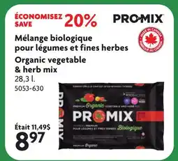Home Hardware Organic vegetable & herb mix 28 offer