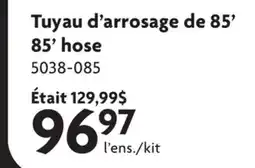 Home Hardware Wall mounted reel & hose kits 85' hose offer