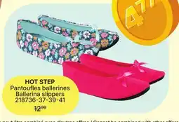 Rossy HOT STEP Ballerina slippers offer