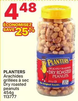 Rossy PLANTERS Dry roasted peanuts offer
