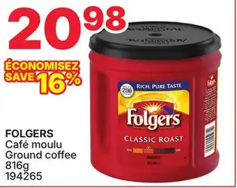 Rossy FOLGERS Ground coffee offer