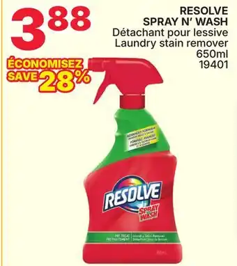 Rossy RESOLVE SPRAY N'WASH Laundry stain remover offer