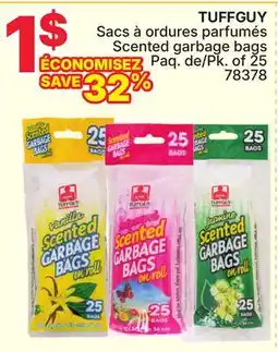 Rossy TUFFGUY Scented garbage bags offer