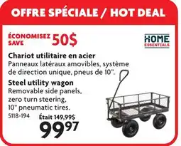 Home Hardware Steel utility wagon offer