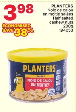 Rossy PLANTERS Half salted cashew nuts offer