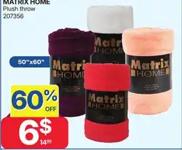 Rossy MATRIX HOME Plush throw offer
