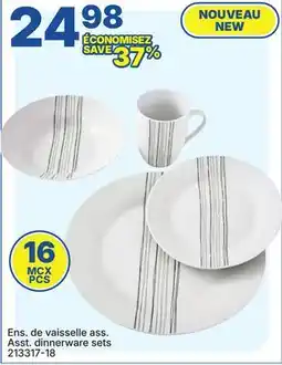 Rossy Asst. dinnerware sets offer