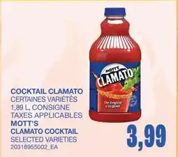 Wholesale Club COCKTAIL CLAMATO offer