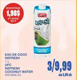 Wholesale Club EAU DE COCO REFRESH offer