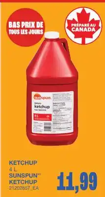 Wholesale Club KETCHUP offer