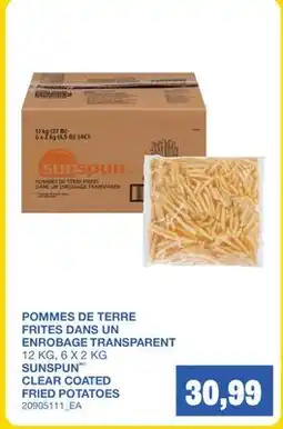 Wholesale Club POMMES DE TERRE FRITES DANS UN ENROBAGE TRANSPARENT, 12 KG offer