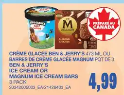 Wholesale Club CRÈME GLACÉE, 473 ML OU BARRES DE CRÈME GLACÉE, PQT DE 3 offer