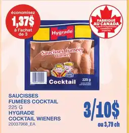 Wholesale Club SAUCISSES FUMÉES COCKTAIL offer