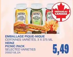 Wholesale Club EMBALLAGE PIQUE-NIQUE, 3 X 375ML offer